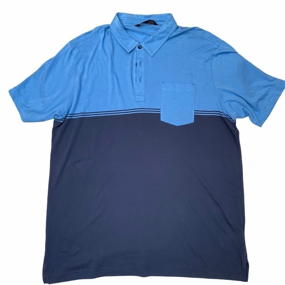 Travis Mathew Color Block Polo Sz Large NWOT